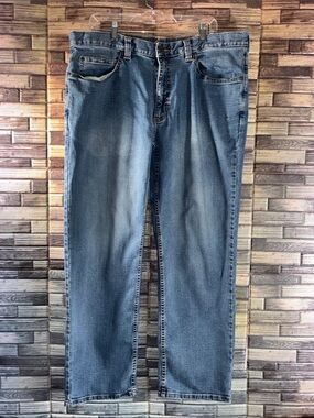 Men's Pre Owned Ridgecut 40x 30 Classic Blue Denim Jeans  Straight Fit